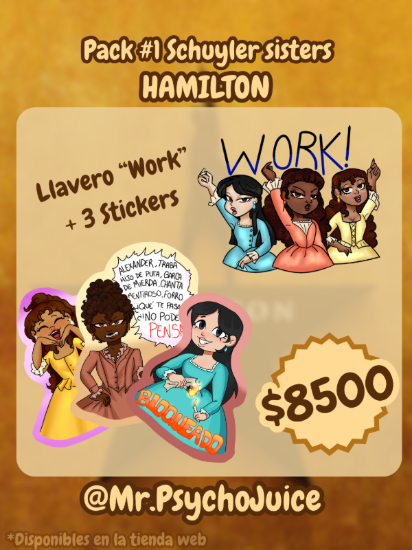 Producto - Pack #1 Schuyler sisters