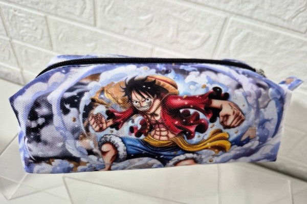 Producto - Cartuchera One Piece Luffy 20 cm x 7 cm x 8 cm de cordura