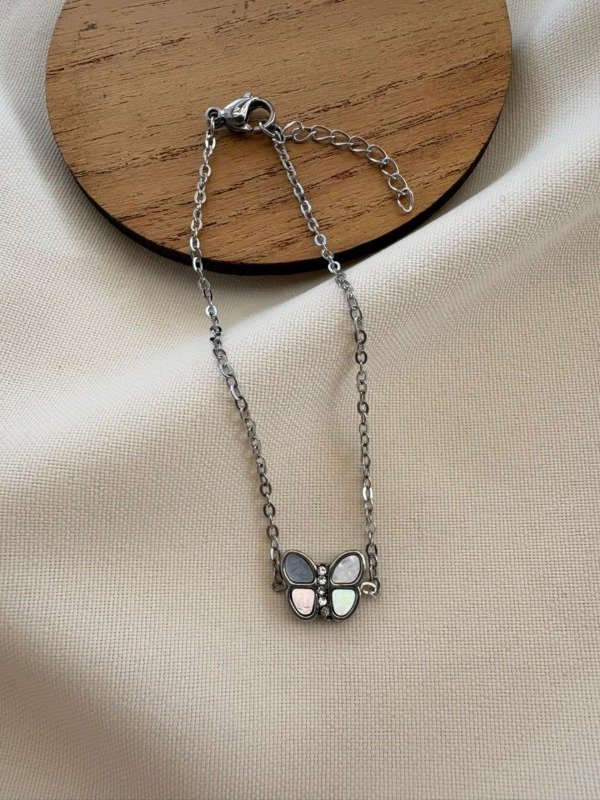 Producto - Pulsera Mariposa 18 a 20cm - Acero quirurgico