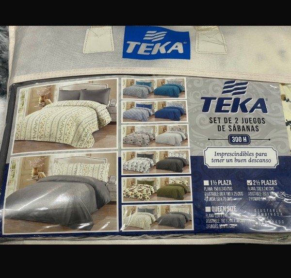 Producto - Sabanas 2en1 Teka 2 y 1/2