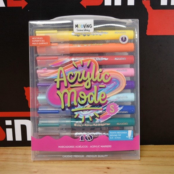 Producto - MARCADORES COLORING ACRILICOS X10 3022110