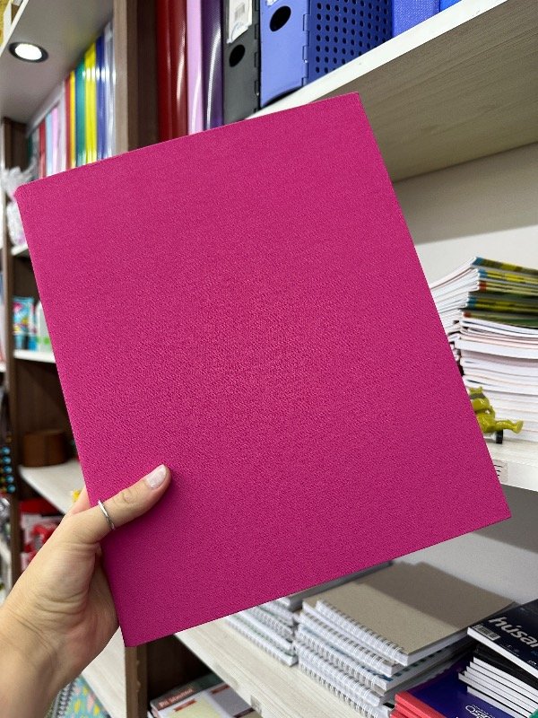 Producto - Carpeta A4 Lomo Ancho Fucsia