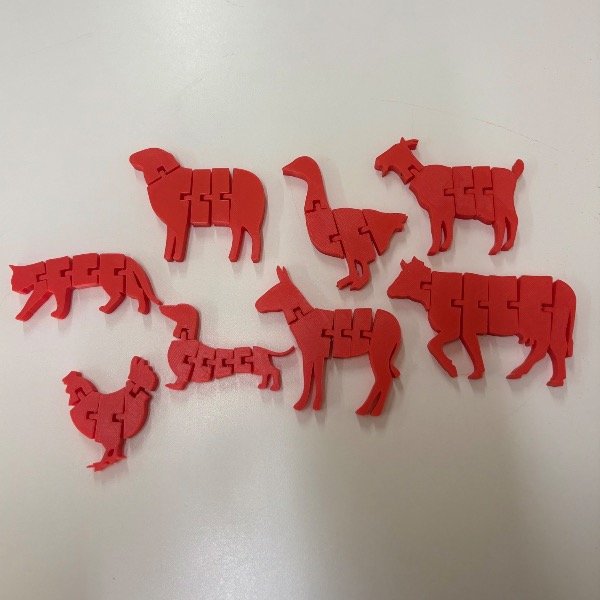 Producto - Set de 8 Animalitos Articulados 7552