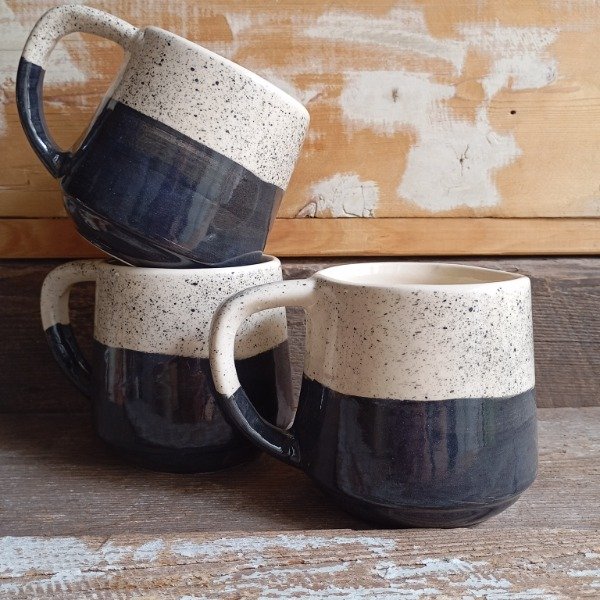 Producto - Taza Salpicado y Negro Cobalto