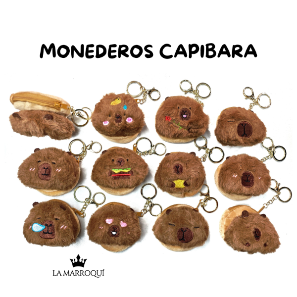 Producto - Llaveros Monederos Capibara