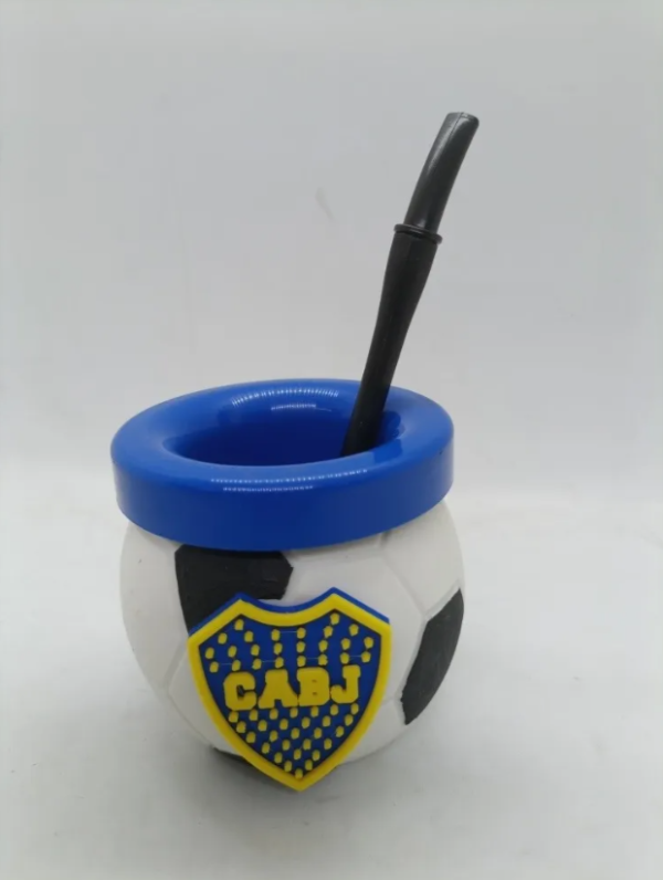 Producto - Mate Boca Juniors Con Bombilla De Regalo! 3d