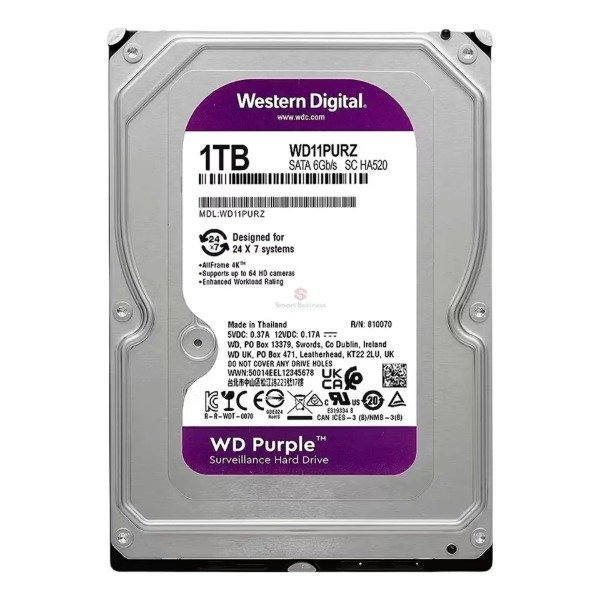 Producto - Western Digital Surveillance WD Purple WD11PURZ - 5400RPM - 35