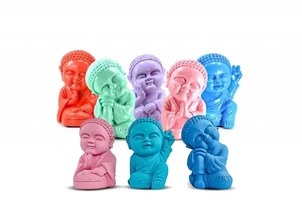 Producto - IMAGEN 21 CM YESO BUDA BEBE COLORES