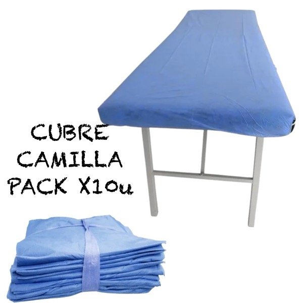 Producto - CUBRE CAMILLA DESCARTABLES PACK X10u