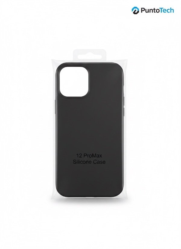 Producto - Silicon case iPhone 12 Pro Max negra
