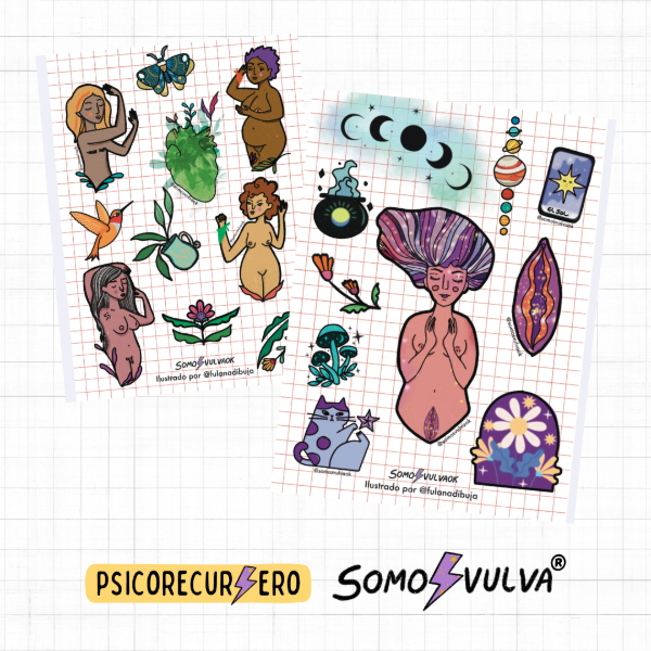 Producto - STICKERS Cuerpos y magia