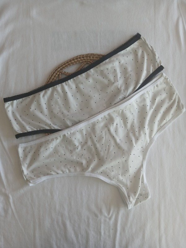 Producto - Culotte less algodón soft estampado XL x2