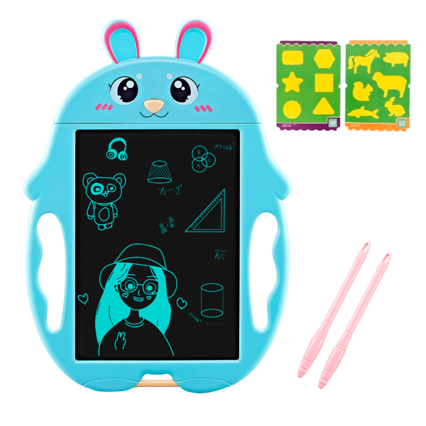 Producto - Tableta De Dibujo LCD 6 -borrado c/boton -botón de bloqueo -2 plantillas - 0