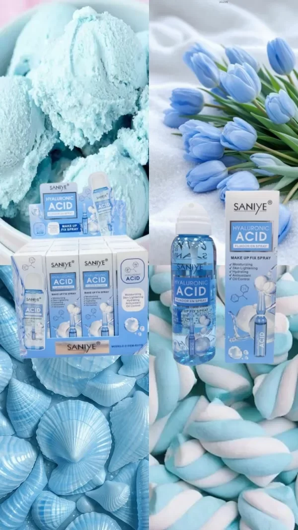 Producto - FIJADOR DE MAQUILLAJE CON ÁCIDO HIALURONICO - SANIYE