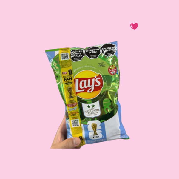 Producto - Lays queso crema y cebolla (EDICIÓN MUNDIAL 2026) 77gr