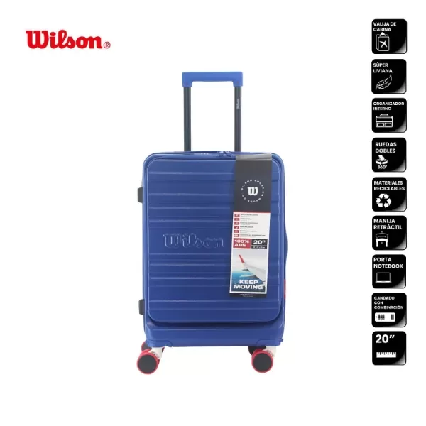Producto - CARRY ON WILSON AZUL 20" 65-1759A20