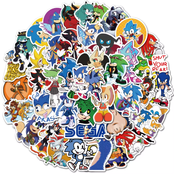 Producto - Pack stickers SONIC