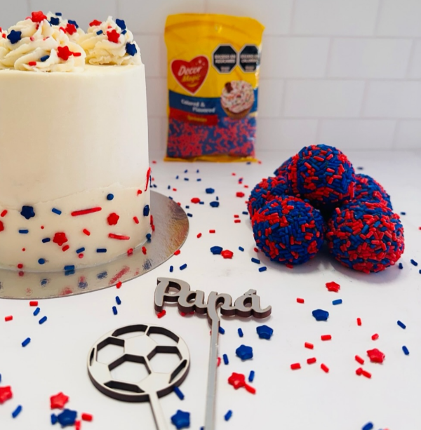 Producto - Sprinkles estrella san Lorenzo x50grs decormagic