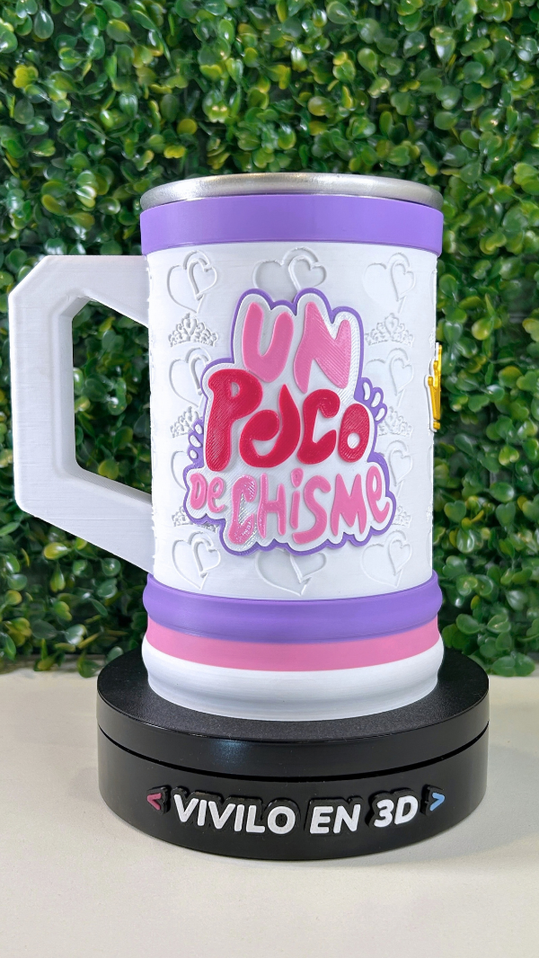 Producto - JARRA CHOPP UN POCO DE CHISME BLANCA - PRINCESA 500ML - 0