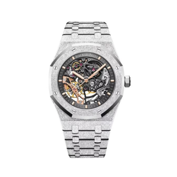 Producto - Audemars Piguet Skeleton Plateado Cara Negra