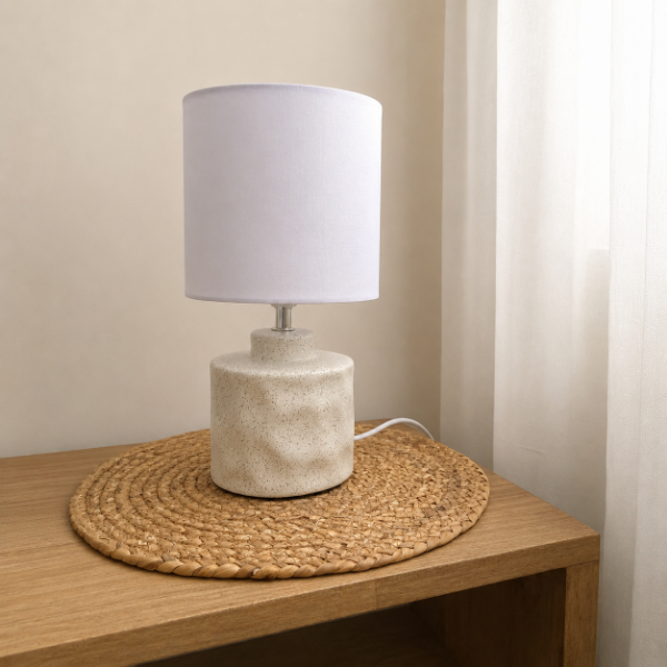 Producto - VELADOR MINI BLANCO JASPEADO
