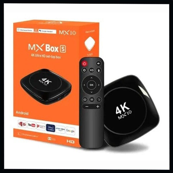 Producto - TV BOX MX10-4K ANDROID 14 4K ULTRA HD  SEP-TOP C/ COMANDO DE VOZ (10009)