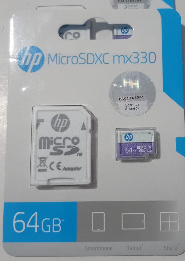 Producto - Memoria Hp MicroSDC 64GB