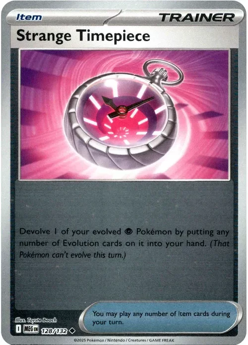 Producto - Strange Timepiece - 128/132 - Mega Evolution - Reverse Holo