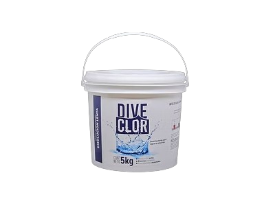 Producto - Cloro Granulado Lento x5 kilos Diveclor