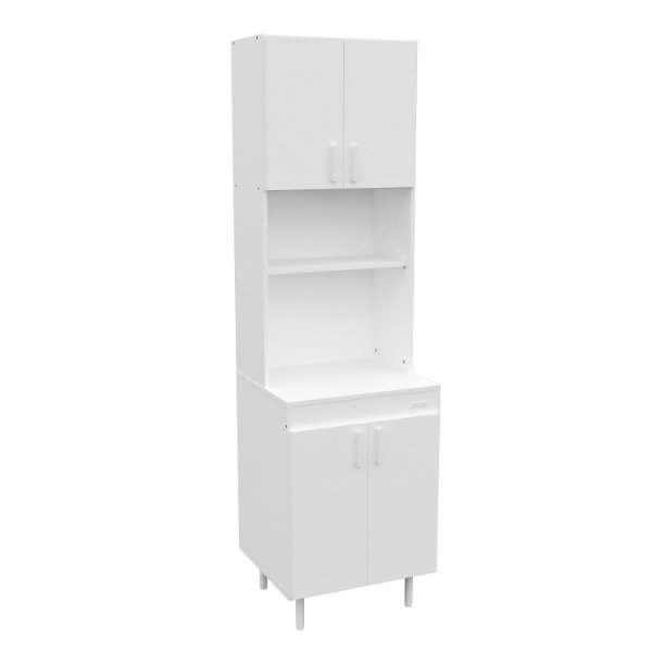 Producto - Columna Micro Columna Microondas Blanca (2.00 x 0.57 x 0.51)