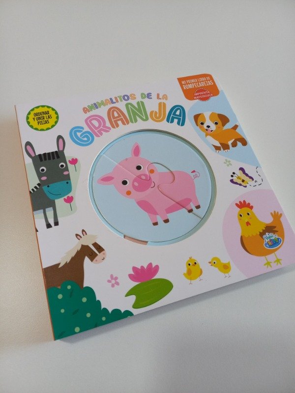 Producto - Cuento con rompecabezas Animalitos de la granja
