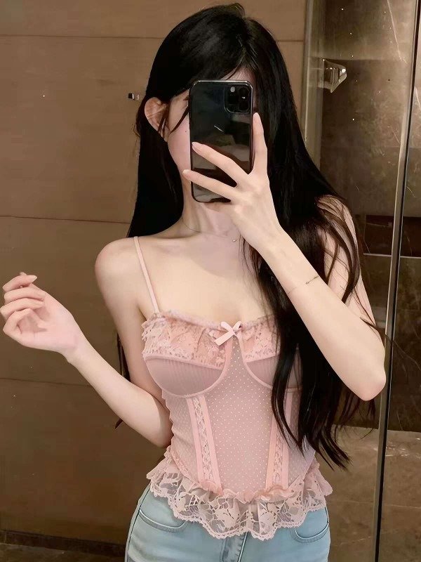 Producto - Top semi transparentr de puntitos - 1