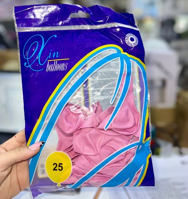 Producto - Set de globos por 25 unidades colores pastel