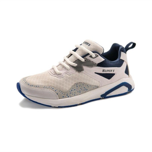 Producto - Zapatilla Deportiva Blanca y Azul