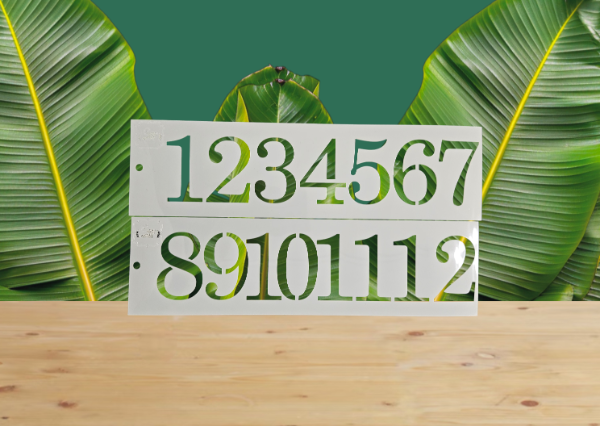 Producto - Numeros 2 de stencil 10 x 30