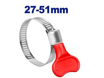 Producto - Abrazadera Con Mariposa 27-51mm EMTOP