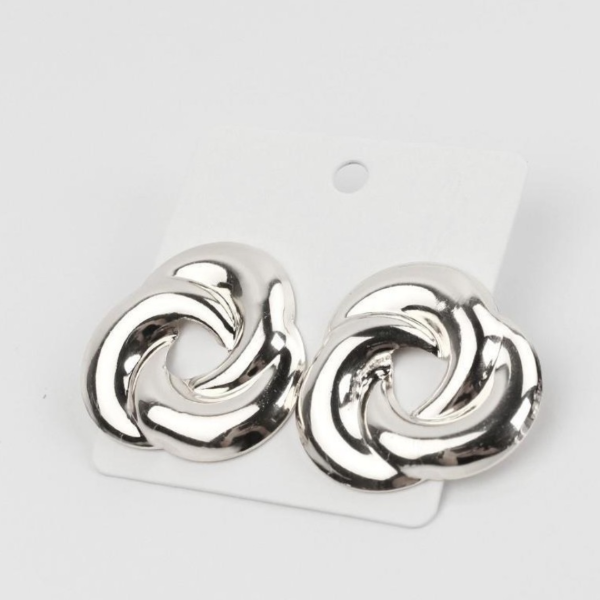 Producto - aros Knot (plateado)