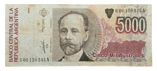 Producto - 5000 Australrs REPOSICION (Pampillo - Garcia Vazquez) Bott.2867 -VF