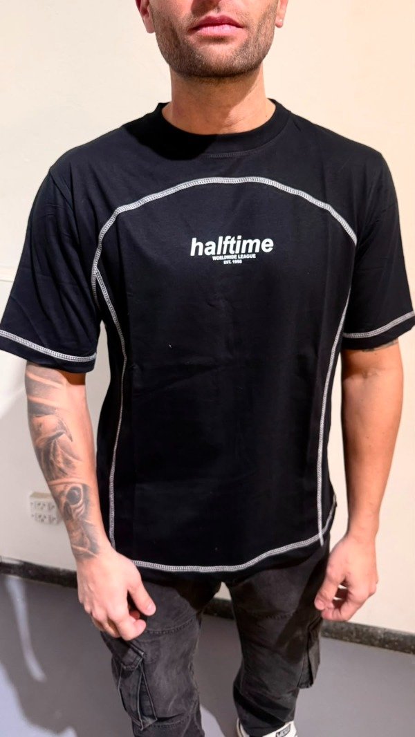 Producto - Remera mangas cortas Halftime negra - 0