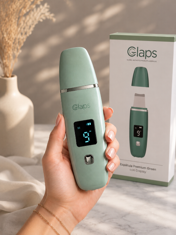 Producto - Espátula Ultrasónica Premium Green con Display Glaps