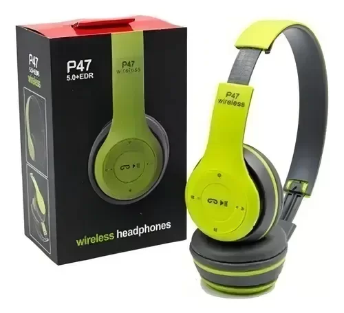 Producto - Vincha Bluetooth P47 Verde PROMO FLASH