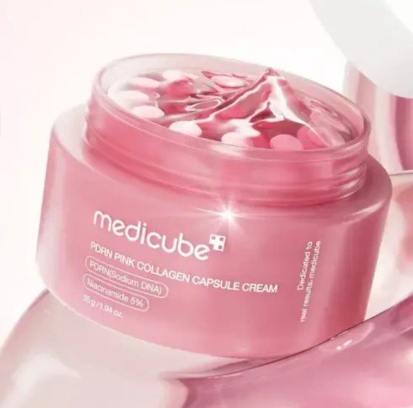 Producto - CREMA PINK MEDICUBE DE PDRN CON COLAGENO EN CAPSULAS 55G