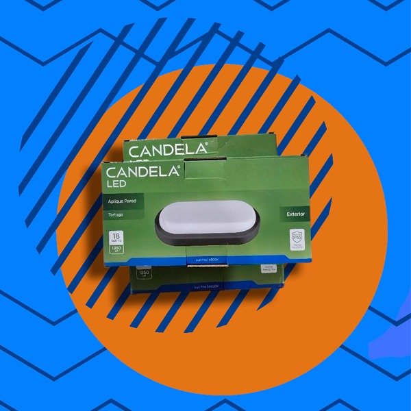 Producto - PLAFON LED TORTUGA OVALADA CANDELA X 18W