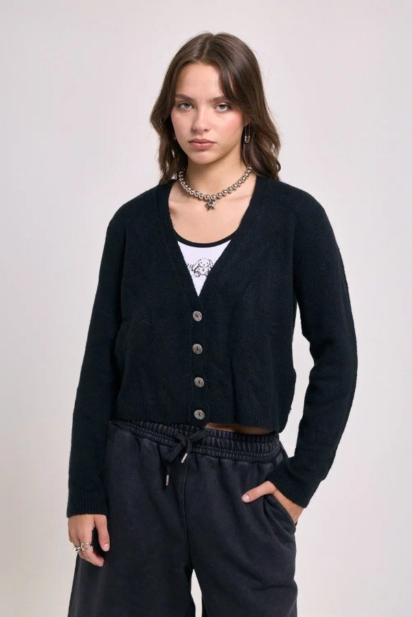 Producto - CARDIGAN AMBER NEGRO