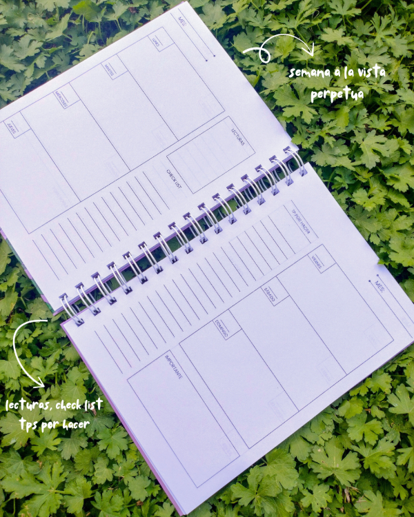 Producto - Agenda Estudiantil Perpetua - tapa PERSONALIZADA