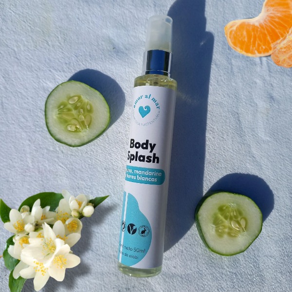 Producto - Body splash pepino, mandarina y flores blancas