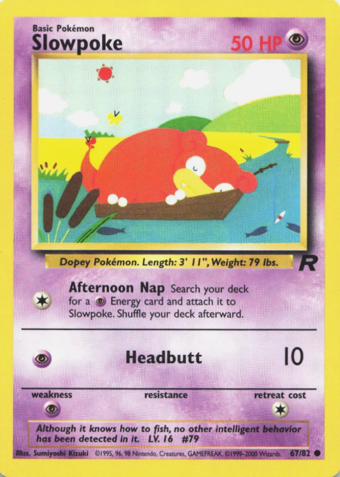 Producto - Slowpoke (67/82) [Team Rocket Unlimited]