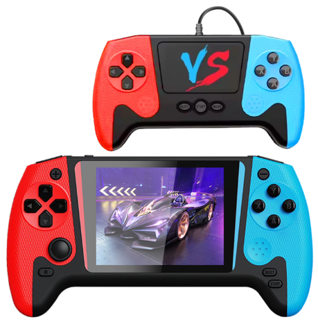 Producto - Consola portátil de 500 juegos - Azul y rojo