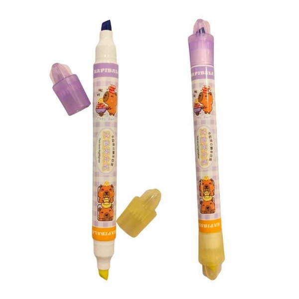 Producto - Resaltador Doble Punta Capybara X 3 Unidades