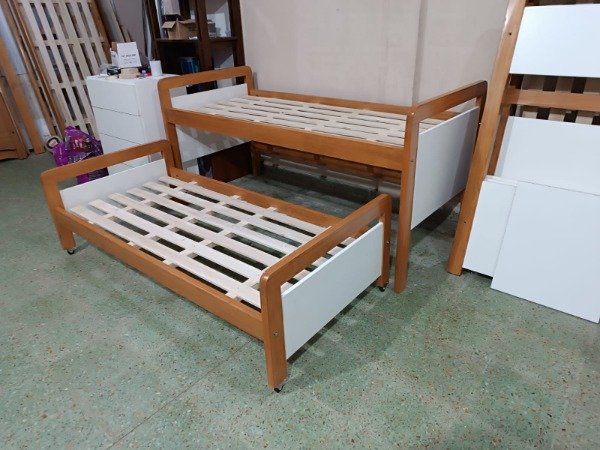 Producto - C01) Cama nido tableros en blanco - 2